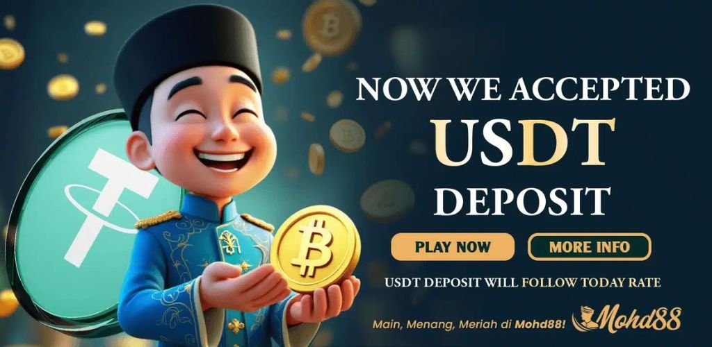 MOHD88 Accept USDT payment methods